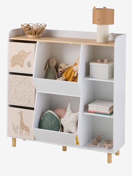 Bibliothèque XL mix livre et jouet blanc - vertbaudet enfant 