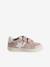 Baskets scratchées cuir enfant collection maternelle blanc+rose pâle - vertbaudet enfant 
