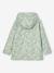 Ciré fille à capuche imprimé vanille+vert de gris - vertbaudet enfant 