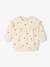 Set sweater met ruche + legging baby ecru+rozen - vertbaudet enfant 
