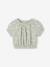Babyblouse met print groengrijs+vanille - vertbaudet enfant 