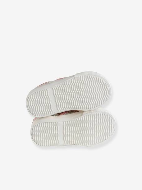 Stoffen elastische babysneakers roze, bedrukt - vertbaudet enfant 