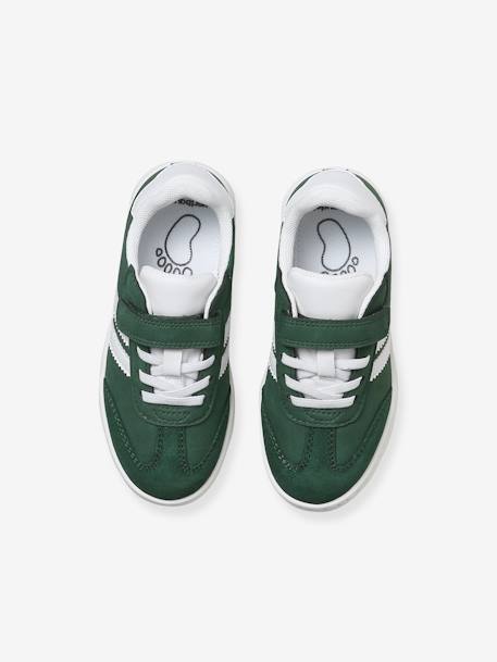 Baskets lacets élastiqués et scratchées enfant collection maternelle marine+vert - vertbaudet enfant 