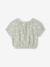 Babyblouse met print groengrijs+vanille - vertbaudet enfant 