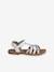 Sandales scratchées cuir enfant blanc - vertbaudet enfant 