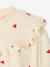 Set sweater met ruche + legging baby ecru+rozen - vertbaudet enfant 