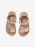Leren kindersandalen, voor feestelijke gelegenheden, kleuterschoolcollectie VERTBAUDET goud - vertbaudet enfant 