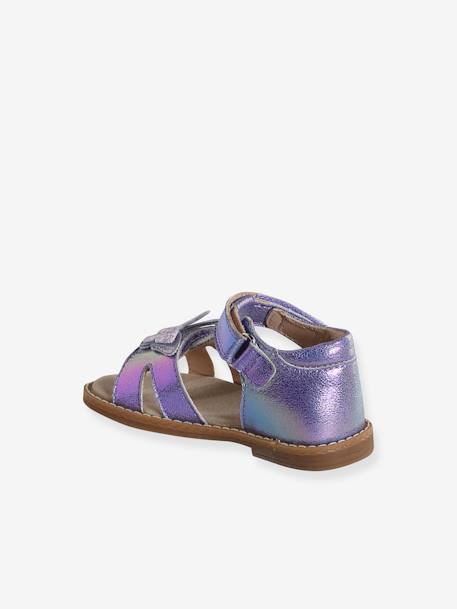 Sandales scratchées bébé violet - vertbaudet enfant 