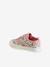Stoffen elastische babysneakers roze, bedrukt - vertbaudet enfant 