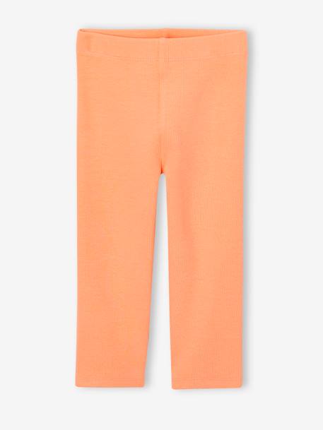 Ensemble robe-sweat motifs fleurs + corsaire fille écru - vertbaudet enfant 