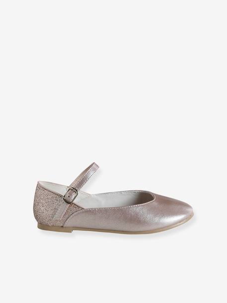 Ballerines pailletées enfant collection maternelle or - vertbaudet enfant 