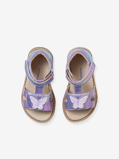 Baby sandalen met krassen paars - vertbaudet enfant 