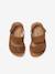 Sandales scratchées cuir bébé camel - vertbaudet enfant 