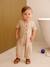 Sandales scratchées cuir bébé camel - vertbaudet enfant 