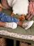 Baskets bébé fille synthétique lacets élastiqués et scratch or - vertbaudet enfant 