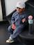 Ensemble sport sweat à capuche zippé + jogging bébé indigo - vertbaudet enfant 