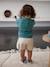 Gepersonaliseerd baby-sweatshirt met druk op de rug smaragdgroen - vertbaudet enfant 