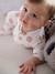 Set van 3 pyjama's van jersey met rits BASICS cappuccino+chambrayblauw+rouge - vertbaudet enfant 