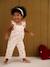 Fleece romper + hoofdband baby ecru+vanille - vertbaudet enfant 