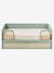 Lit enfant 70x140 cm avec tiroir en cannage LIGNE POESIE vert - vertbaudet enfant 