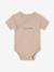 Lot de 3 bodies naissance manches courtes 'mon petit c½ur' bleu ciel - vertbaudet enfant 