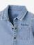 Chemise bébé en jean pressionnée personnalisable double stone - vertbaudet enfant 