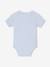 Lot de 3 bodies naissance manches courtes 'mon petit c½ur' bleu ciel - vertbaudet enfant 