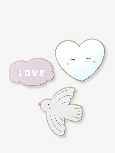 Lot de 3 décorations murales beige - vertbaudet enfant 