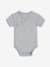 Lot de 3 bodies naissance manches courtes 'mon petit c½ur' bleu ciel - vertbaudet enfant 