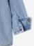 Personaliseerbaar denim blouse met drukknopen voor baby's double stone - vertbaudet enfant 