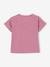 T-Shirt 'Happy Youpi' bébé manches courtes en coton bio violet - vertbaudet enfant 