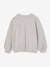 Sweat fille motif fantaisie écru+gris chiné+indigo - vertbaudet enfant 