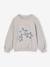 Sweat fille motif fantaisie écru+gris chiné+indigo - vertbaudet enfant 