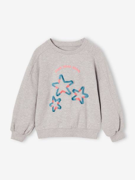 Fille-Sweat fille motif fantaisie 