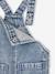 Babyset gestreept T-shirt en jeans tuinbroek double stone - vertbaudet enfant 