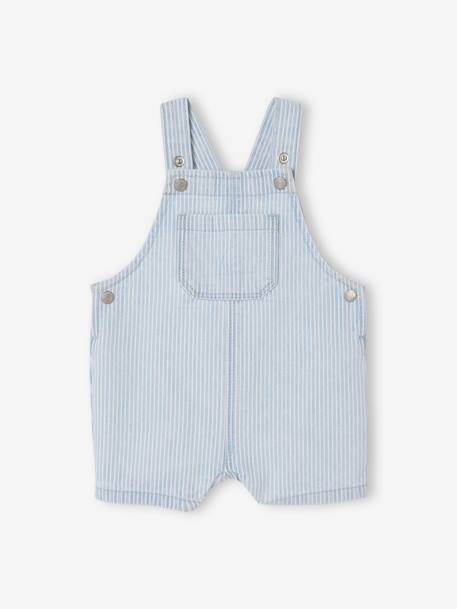 Combishort bébé garçon rayé rayé bleu - vertbaudet enfant 