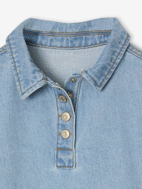 Robe en jean fille bleu clair - vertbaudet enfant 