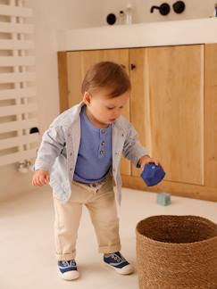 -Pantalon bébé taille élastiquée