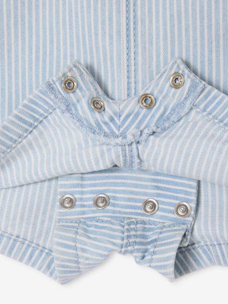 Combishort bébé garçon rayé rayé bleu - vertbaudet enfant 