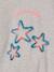 Sweat fille motif fantaisie écru+gris chiné+indigo - vertbaudet enfant 