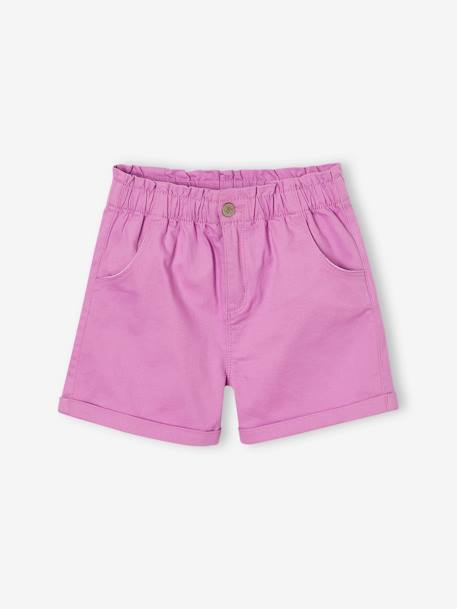 Short fille esprit tregging rose+vert sauge+violet - vertbaudet enfant 