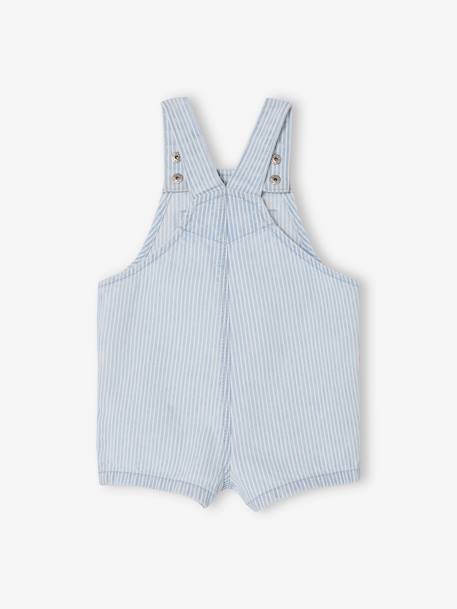 Combishort bébé garçon rayé rayé bleu - vertbaudet enfant 