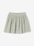 Jupe en broderie anglaise fille gaze de coton vert sauge - vertbaudet enfant 