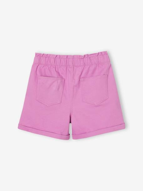 Short fille esprit tregging rose+vert sauge+violet - vertbaudet enfant 