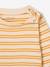 Babyset gestreept T-shirt en jeans tuinbroek double stone - vertbaudet enfant 
