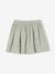 Jupe en broderie anglaise fille gaze de coton vert sauge - vertbaudet enfant 