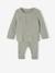 Ensemble bébé mixte gilet pantalon en tricot beige+blanc+vert d'eau+vert sauge - vertbaudet enfant 