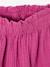 Jupe fille en gaze de coton beige+bleu grisé+rose+vert sauge+vieux rose+violet - vertbaudet enfant 
