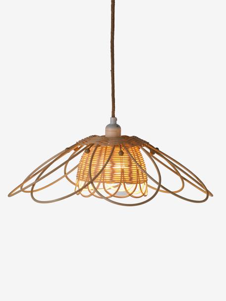 Abat-jour Fleur en Rotin beige - vertbaudet enfant 
