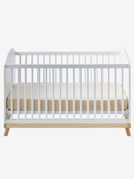 Mitwachsendes Babybett KONFETTI 70 x 140 cm wit - vertbaudet enfant 